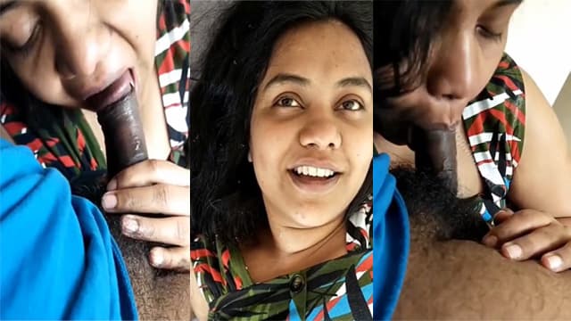 Tamil Cuckold Wife Giving Deep Blowjob – Cum On Full Facial